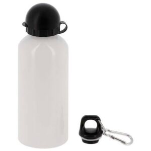 Gourde blanche en aluminium